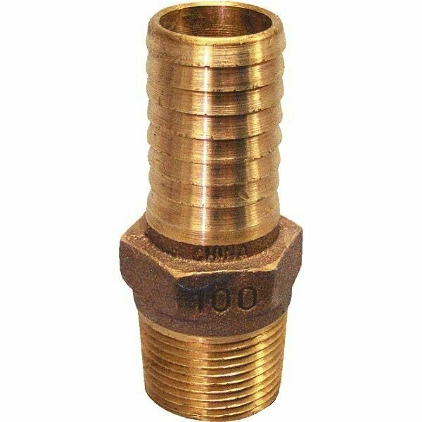 Merrill Low Lead Brass Hose Barb Male Adapter RBMANL125